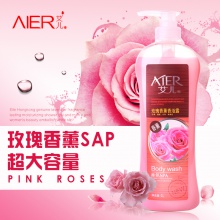 【美妝一號商城】艾兒SPA玫瑰香薰香浴露沐浴露乳大容量1000ml保濕男女士