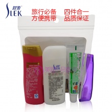 團購出行旅游必備舒蕾組合套裝沐浴+洗發(fā)+牙膏+牙刷四合一
