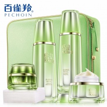 【美妝一號商城】百雀羚水光彈潤摯悅套裝90ml水+90ml乳+50g霜+15g肌初眼霜（90ml+90ml+50g+15g）